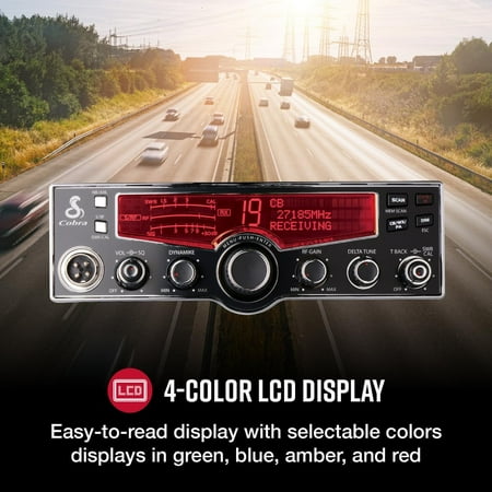 Cobra Electronics 29 LX Professional 40-Channel LCD display CB Radio, Black
