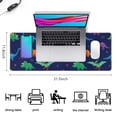 thumbnail image 5 of Long Mouse Pads for Desk,Dark Blue Dinosaurs Colorful Pattern Desk Mats on Top Of Desks, Desk Mouse Pad Extra Large with 3mm Non-Slip Base and Stitched Edge for Gaming,Office,Work,Home 31.5"x11.8", 5 of 6