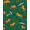 Green, Pattern 2, variant on ODIKA 2x3 Machine Washable Non-Slip Area Rug, Wildlife Safari Caravan with Curious Animal Friends and Tropical Foliage High Traffic Rug, Green, 682261