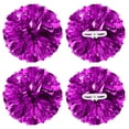 thumbnail image 1 of Pompones metálicos de Uxcell para animación, con anillos de mango, ideales para deportes de equipo y danza, color fucsia, 1 of 1