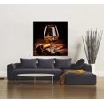 thumbnail image 2 of Clearance Wall ART! Oppidan Home "Pipe and Tasting Glass" Acrylic Wall Art (40"H X 40"W), 2 of 2