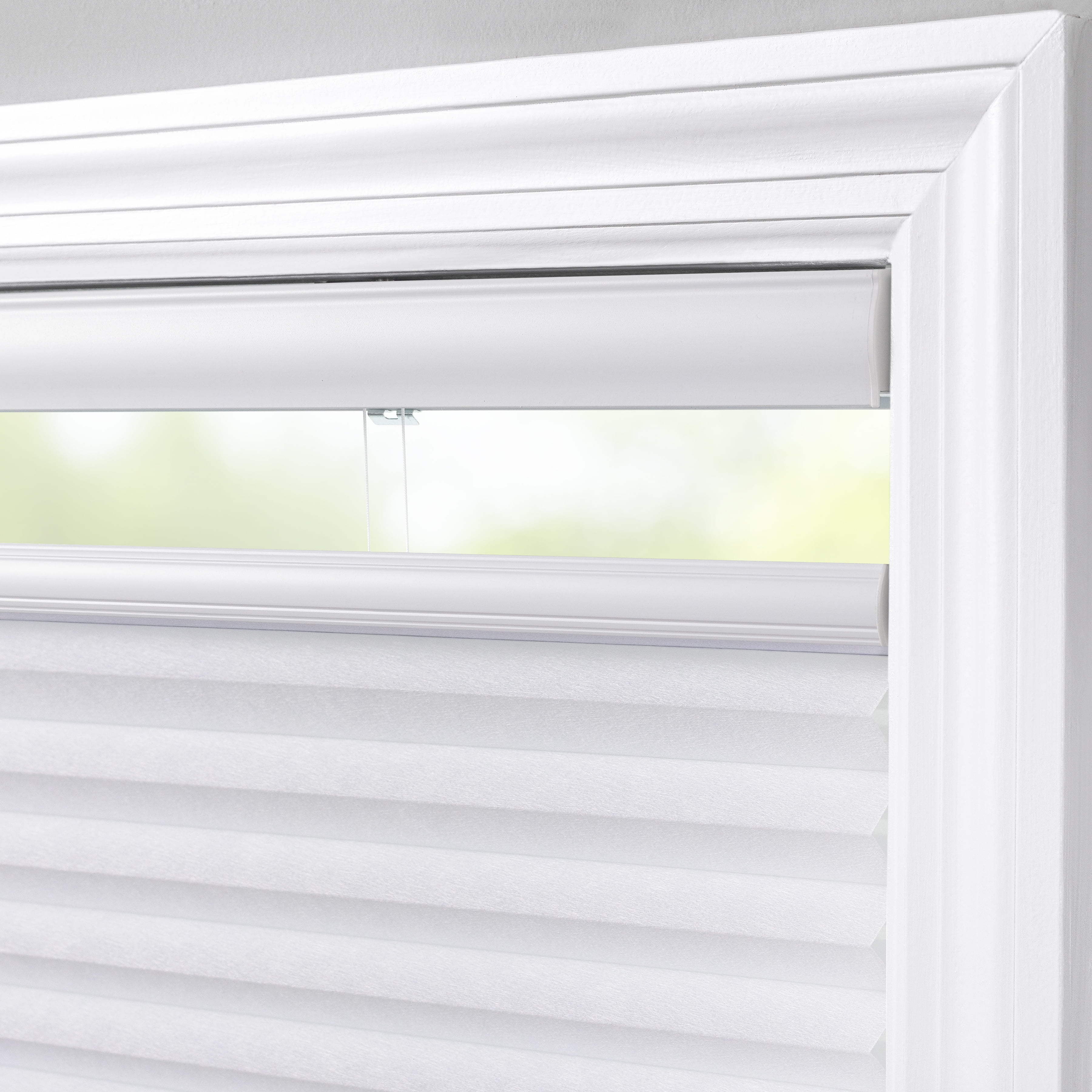 Coverscaped Top-Down Bottom-Up Cellular Shade, Light Filtering White, 61.75x48