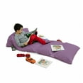 thumbnail image 3 of 4th of July Floor Pillow Lounger Cover, Funny Pet Dog with an Uncle Sam Hat Holding a Peace Sign and an American Flag, Nap Mat Printed Fabric Case for 5 Pillows, 88" x 36", Multicolor, by Ambesonne, 3 of 5
