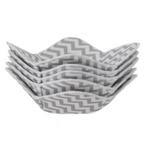 Microwave Bowl Holder Set of 5 Hot Bowl Holders Heat Insulated Microfiber & Sponge Heat Resistant Bowl Cozies for Hot & Cold Food Bowl Holder for Soup, Pasta, Noodles & Rice Bowl