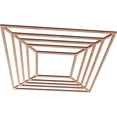 thumbnail image 2 of 20"OD x 7 3/8"ID x 3/8"T Raven Wood Fretwork Pierced Ceiling Medallion, Cherry, 2 of 3