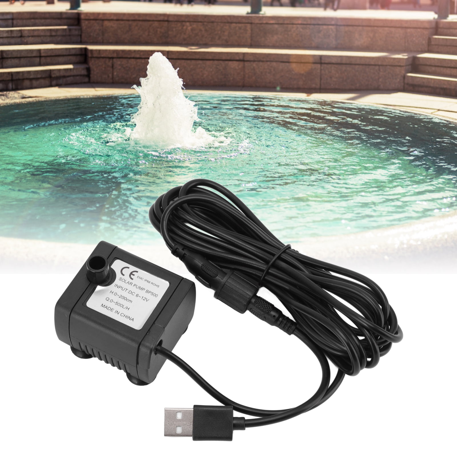 Aquarium , Miniature Water , Fountain Micro , DC612V 0200cm Head