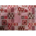 thumbnail image 4 of oneOone Cotton Silk Maroon Fabric Patchwork Craft Projects Decor Fabric Printed By The Yard 42 Inch Wide-68, 4 of 5