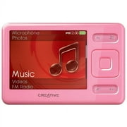 Creative Zen 2GB MP3 Video Player, Pink