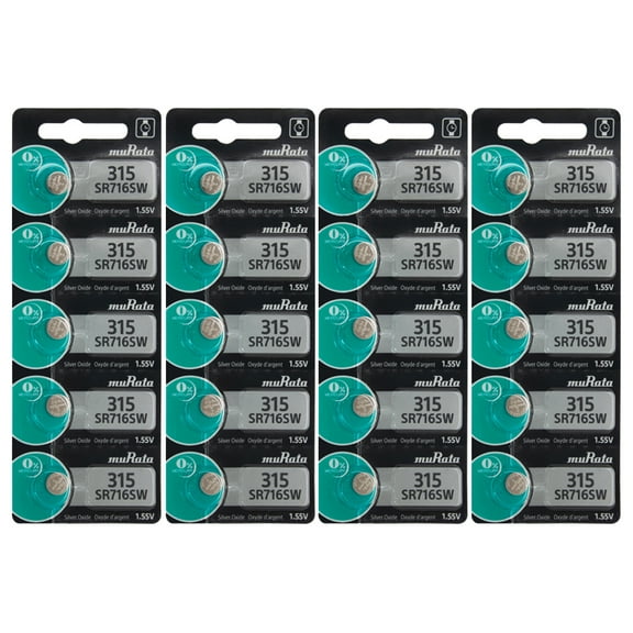20 315 Murata Watch Batteries SR716SW Battery New