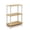 White, variant on Furinno TURN-N-TUBE Wood 3-Tier Compact Shelf Display Rack in Beech/Natural