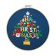 thumbnail image 1 of Kit de bordado navideño para adultos, paquete de materiales para punto de cruz, costura Árbol de Navidad, 1 of 9