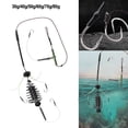 thumbnail image 3 of Bgsha 1pc 50cm Carp Fishing Feeder Bait Cage Hook Rig Set Inline Method Feeder 8# Fishhook Lure Cages Designed With Sinker Accessories, 3 of 10