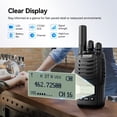 thumbnail image 2 of Walkie Talkies Retevis H777D con pantalla LCD, radio bidireccional FRS, paquete de 6 unidades, 2 of 9