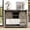 Gray, variant on Entryway Console Table with Sliding Barn Doors & Storage Shelf for Living Room, Hallway, Gray
