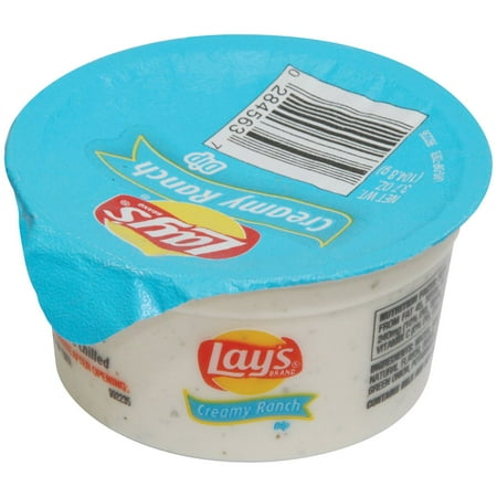 Lay's Creamy Ranch Dip, 1 count, 3.7oz Cup