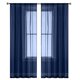 thumbnail image 5 of Nvzi Cortinas ligeras - Cortinas azul claro de 132*213 cm, 1 pieza, poliéster con bolsillo para barra. Cortinas ligeras para dormitorio y decoración del hogar., 5 of 5
