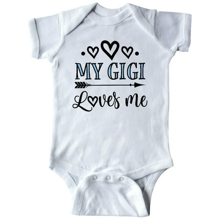 

Inktastic My Gigi Loves Me Gift Outfit Gift Baby Boy or Baby Girl Bodysuit