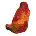 thumbnail image 3 of Picia Autumn Leaf Print Waterproof Sweating Car Seat Cover for Post Gym Workout, Running, Beach and Hiking, Universal Fit Anti-Slip Bucket Seat Protector, 3 of 5