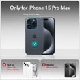 thumbnail image 2 of ESR Tempered-Glass Screen Protector Set, Compatible with iPhone 15 Pro Max, 3  Screen Films and 1  Lens Films, 2 of 9