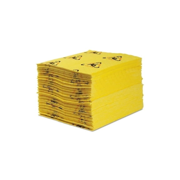 SPC High Visibility Safety & Chemical Absorbent Mat, Abs 3 gal, 15 in x 19 in