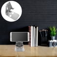 thumbnail image 4 of EeaseCA Universal Metal Phone Bracket Aluminum Alloy Non-slip Silicone Phone Holder Compact and Portable Triangular Stability Multi-Angle Adjustment Phone Stand Holder with Charging Hole (Grey), 4 of 7