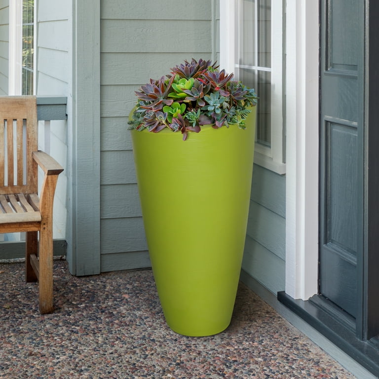Mayne Modesto 32in Tall Planter - Macaw Green