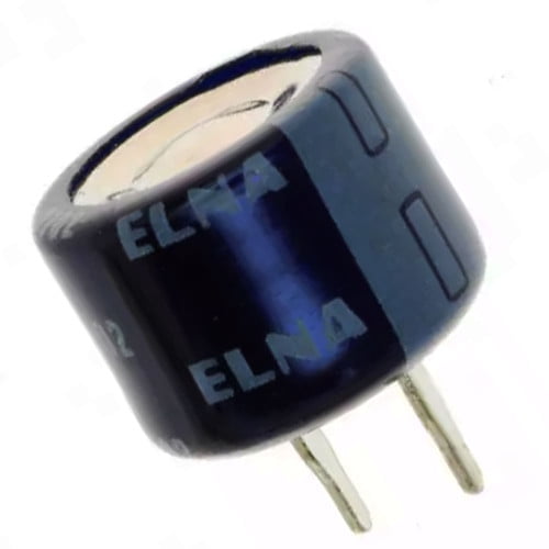 DB-5R5D104T Capacitor Supercap 0.1F 5.5V -20% to 80% (13.5 X 7.5mm) Radial Cylindrical 5mm 1000h 70?C