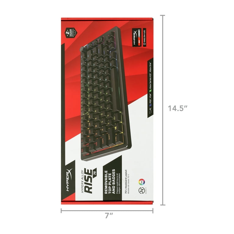 Free Shipping! HyperX Alloy Rise 75 Mechanical Gaming Free Shipping! HyperX Alloy Rise 75 Mechanical Gaming