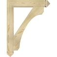 thumbnail image 3 of Ekena Millwork 4"W x 26"D x 34"H Legacy Arts & Crafts Rough Sawn Bracket, Douglas Fir, 3 of 4