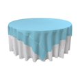 thumbnail image 1 of Nappe Carrée en Popeline de Polyester TCpop90x90-TurquoiseLgtP40&44; Turquoise Clair - 90 x 90 Po., 1 of 1