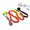 Orange, variant on Almencla Dog Outdoor Bungee Solo Hanging Toy for Boredom Medium & Large Dogs Exercise Black