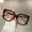 dark green-leopard, variant on Oversized Square Eyeglasses Frames 2024 New in Brand Design Spectacles Ins Trendy Vintage Multicolor Rim Women Eyewear
