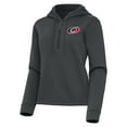 thumbnail image 2 of Women's Antigua  Pewter Carolina Hurricanes Contemporary Quarter-Zip Hoodie, 2 of 3