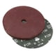 thumbnail image 1 of Discos de resina de óxido de 120 granos Uxcell con agujero central, discos de lijado y pulido de aluminio, 5 piezas, 1 of 4