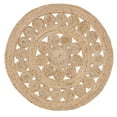thumbnail image 2 of VHC Brands Celeste Jute Round Rug for Kitchen Living Room Indoor Outdoor Farmhouse Decor Braided Natural Fiber Boho Rugs 8ft, 2 of 10