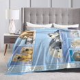 thumbnail image 4 of Polar Bear Blanket Lovely Wild Animal Throw Blankets for Girls Boys Super Soft Flannel Cozy Blankets Warm Lightweight Cute White Arctic Bears Blanket for Sofa Couch Bed Gift for Kids Adults 80"x60", 4 of 6