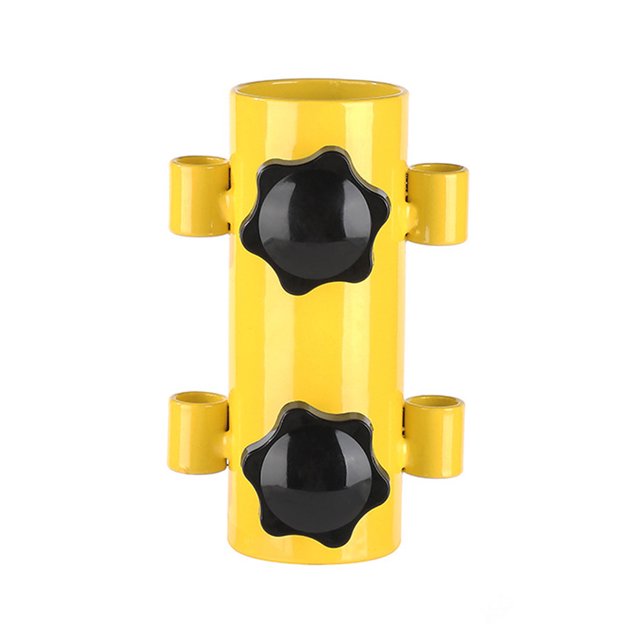 Soporte para barra de toldo, poste de dosel ajustable, tubo fijo para senderismo al aire libre, amarillo JShteea Para Estrenar