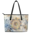 thumbnail image 2 of ZUXONGSY Retro Boho Mandala Print Top Handle Bag for Women Practicality Shoulder Bag Casual Travel Purse with Zip Compartments for Daily Use Work, 2 of 6