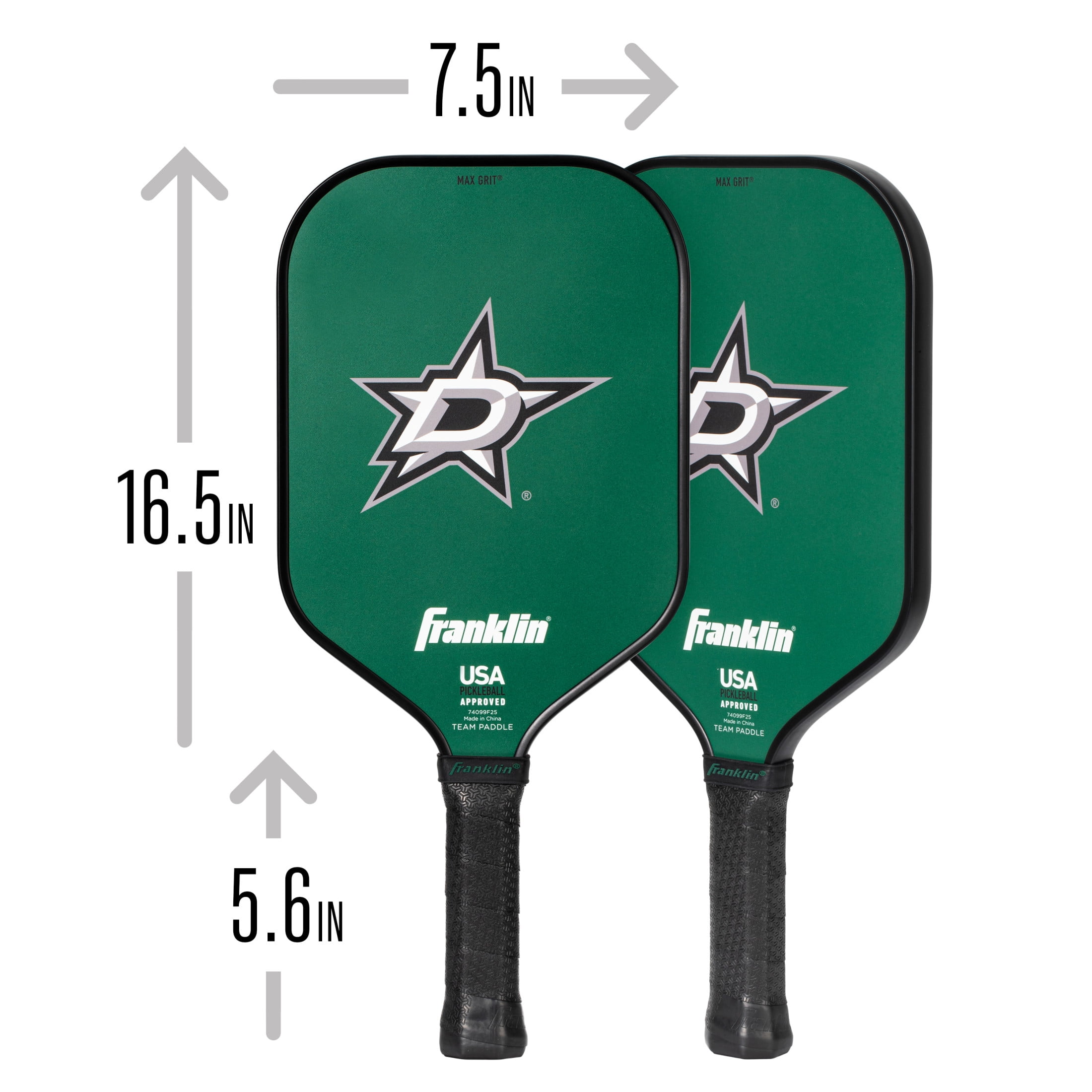 Franklin Sports NHL Dallas Stars Pickleball Paddle - Official NHL Team Pickleball Paddles - USAP (USAPA) Approved Premium Quality Pickleball Paddles - Authentic Team Logos + Colors