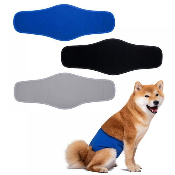 XLXS Dog Diapers Male, Reusable Belly Bands for Male Dogs Wraps