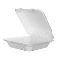 thumbnail image 2 of 9 inch Molded Fiber Hinged Containers | Tree-Less™ Compostable Molded Fiber, 2 of 3