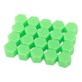 thumbnail image 2 of pitrice 20 Pieces/Set Car Wheel Hub Screw Cap Detachable Decorative Replacement 16mm Hexagonal Universal Tire Screws Guard Red Green, 2 of 6