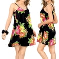 thumbnail image 2 of HAPPY BAY Women's Spaghetti Strap Nightshirts Slip Nighty 16-18 Red Scarlet-AC26, 2 of 4
