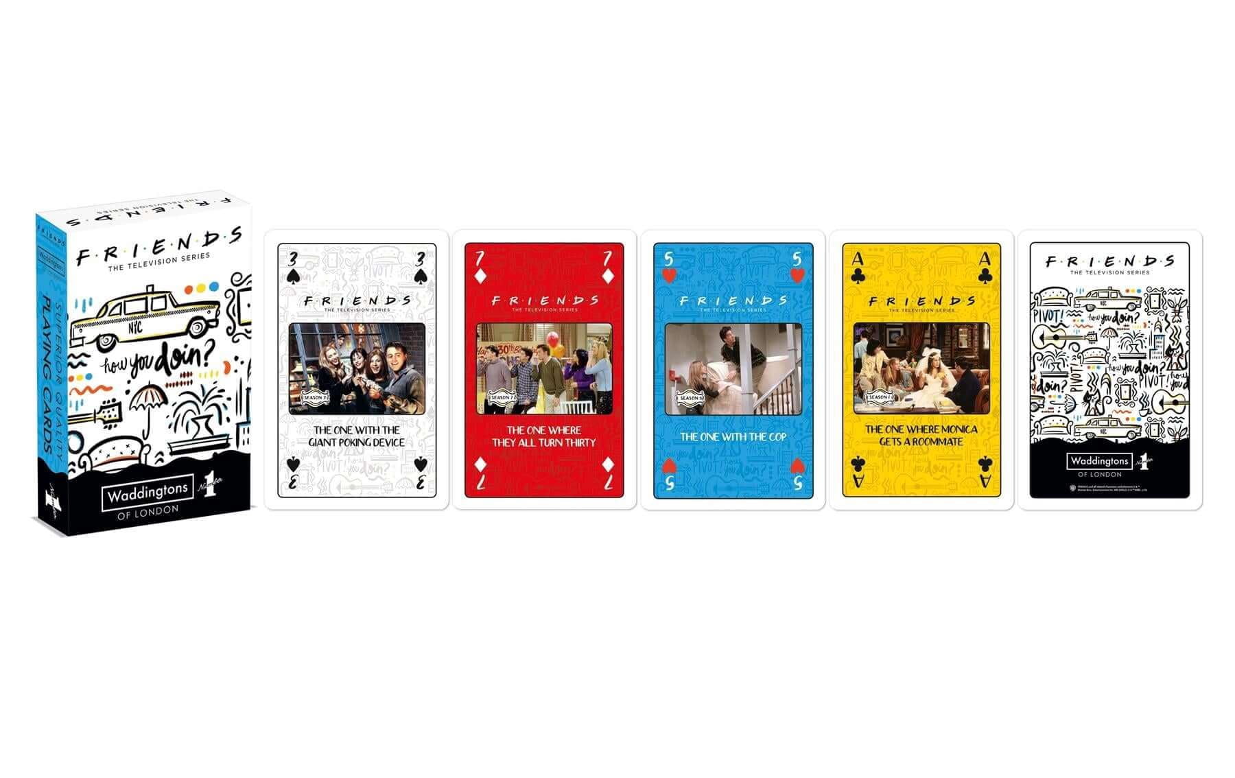 12 Packs [FULL BOX] Friends Waddingtons Number 1 Playing Cards