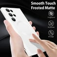 thumbnail image 4 of ELEHOLD Soft Shockproof Case for Samsung Galaxy S24 Ultra,Camera Lens Protector Mag Safe Compatible Anti-Fingerprint Anti-Scratch Protective Silicone Shell Galaxy S24 Ultra Case,White, 4 of 6