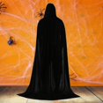 thumbnail image 1 of Disfraz de Halloween para niños, capa larga con capucha, accesorios de capa, tela suave y agradable para la piel, disfraz de duradero para 90cm, 1 of 8