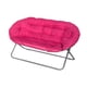 thumbnail image 5 of Silla de salón doble Moon Plegable Suave Perfecl Rosa, 5 of 8