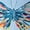 Butterfly, variant on Loft by Loftex Artist's Collection Beach Towel