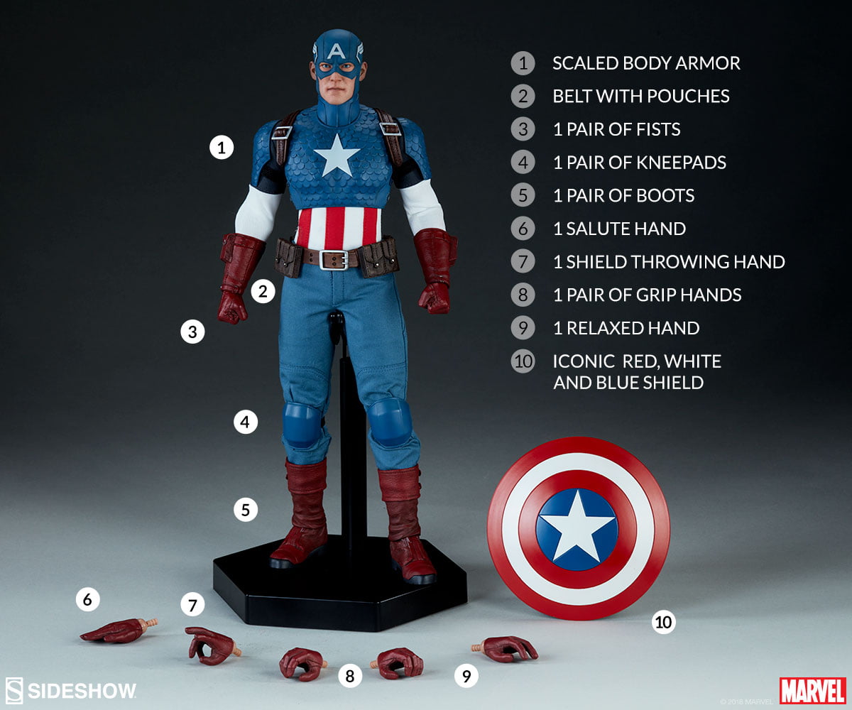 1/6 Scale Captain America Shield for 12" Action figure Toys 