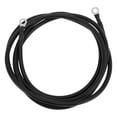 thumbnail image 1 of 1 Pc Cable Inversor de Batería 5 AWG 9FT Terminal 5/16" Cable de Batería Universal para Automóvil Vehículo Barco RV Solar Cobre Estañado Negro, 1 of 1